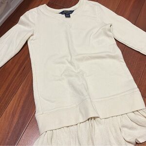 Polo by Ralph Lauren Kids Ivory Long Sleeve Tee